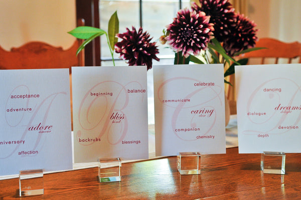 Table Cards / Luxe Singles