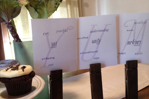 Table Cards / Whimsy Singles